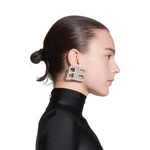 Silver Statement Earrings BB
